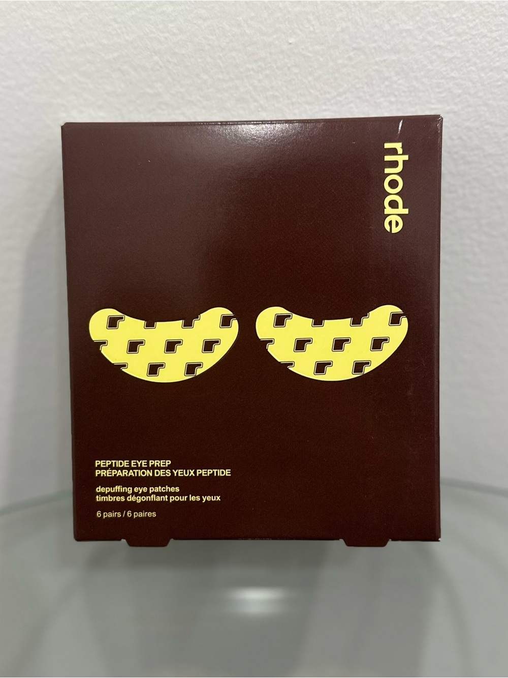 Rhode Peptide Eye Patches Hydrating & Depuffing Eye Masks 6 Pairs Brand New